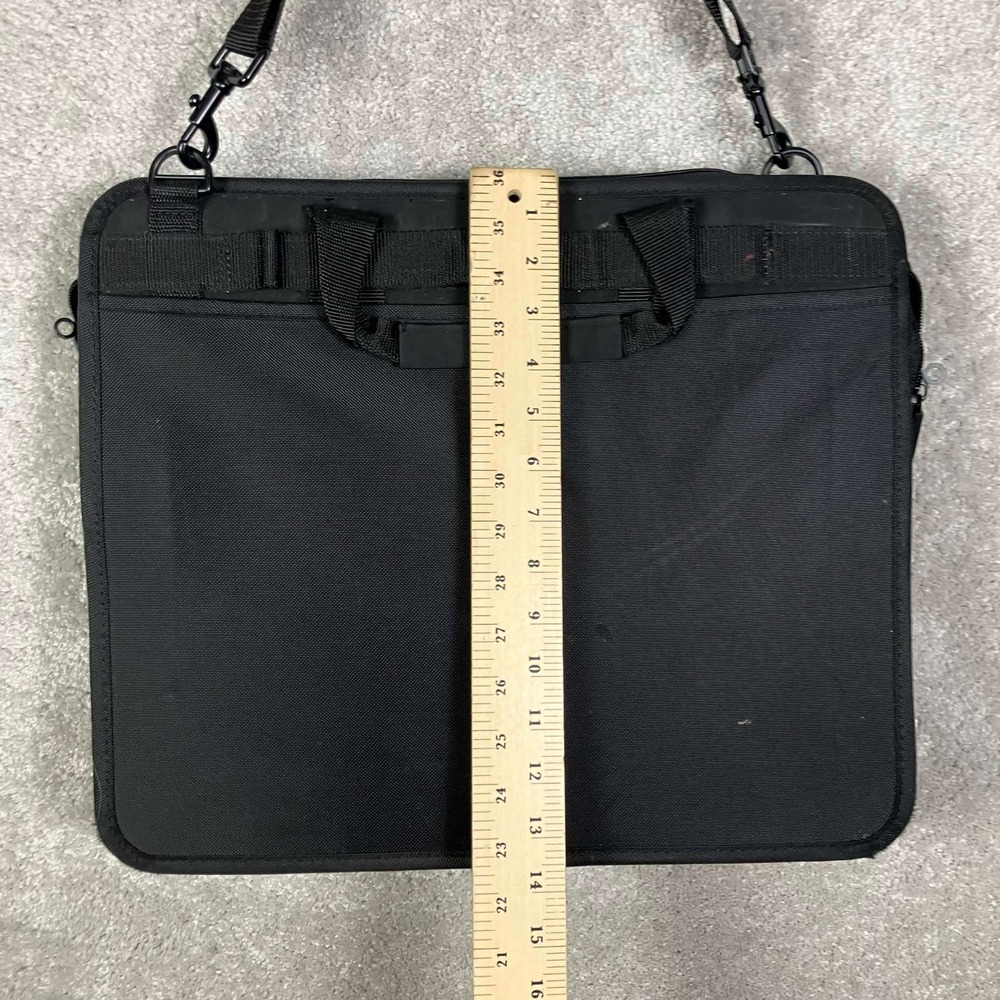 Vintage IBM ThinkPad Black Laptop Messenger Bag Briefcase Shoulder Strap 16" - Picture 9 of 16